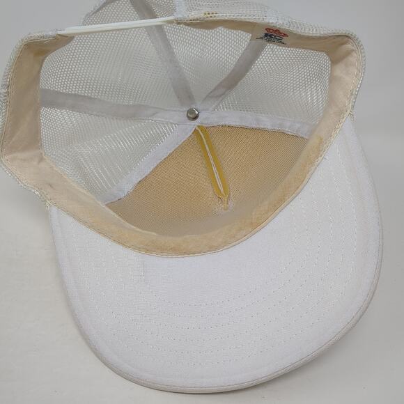 Northshore, Hawaii Snapback Trucker Hat White One Size Adjustable Rope KC - Picture 7 of 9